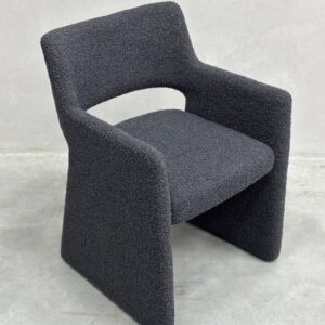 Solenne Accent Chair - Noir Bouclé